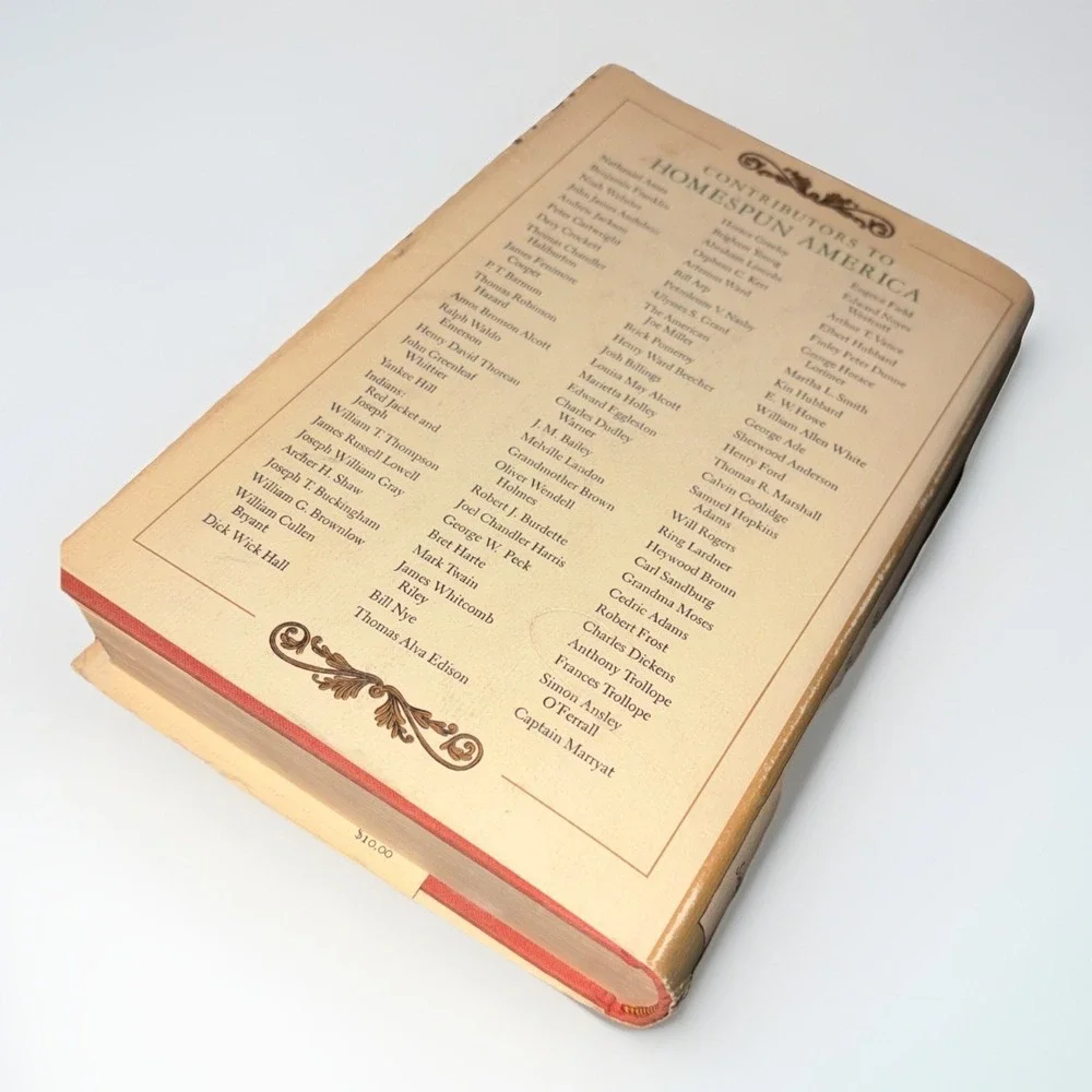 Homespun‎ America A Collection of Writings Wallace Brockway First Printing 1958
